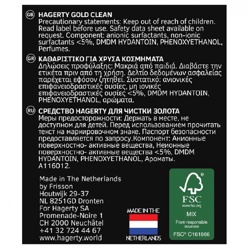 HAGERTY Gold Clean – Anwendung und Produktdarstellung