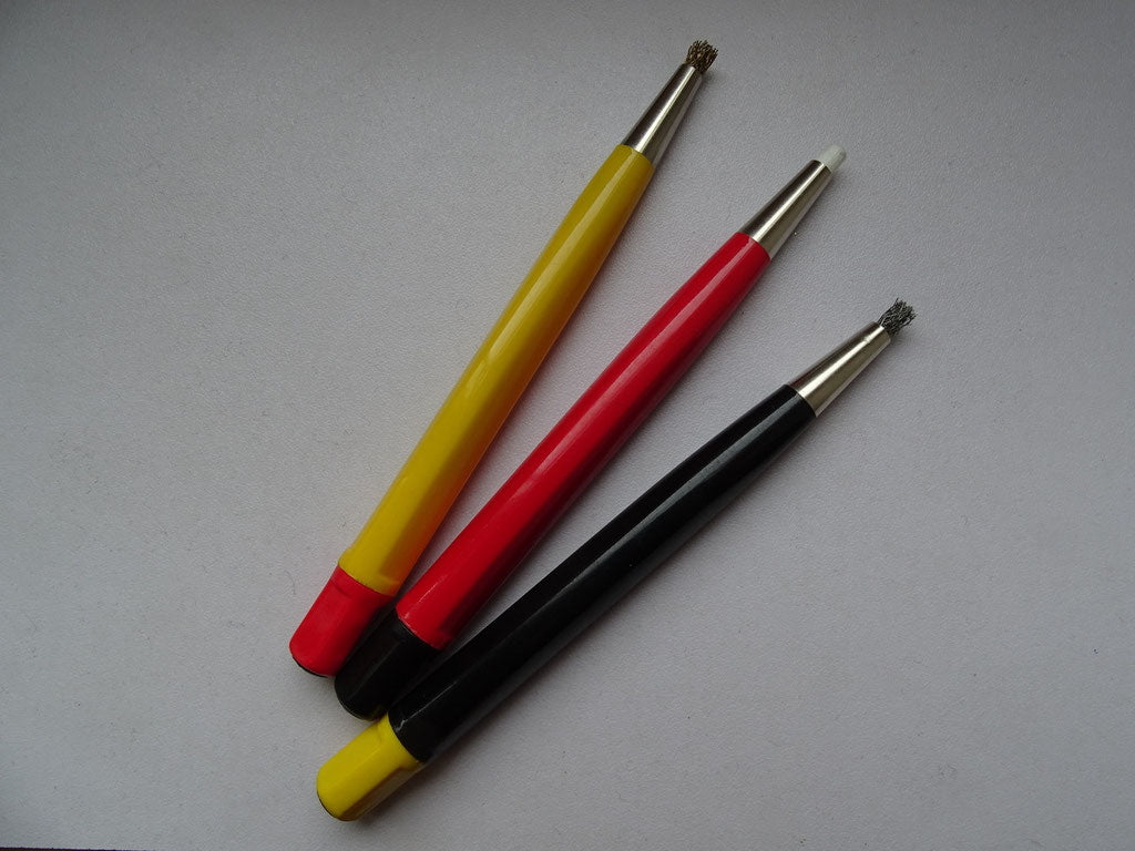 Polierstifte / Reinigungsstifte GS316B – Messing-, Fiberglas- und Stahlwolle-Stift